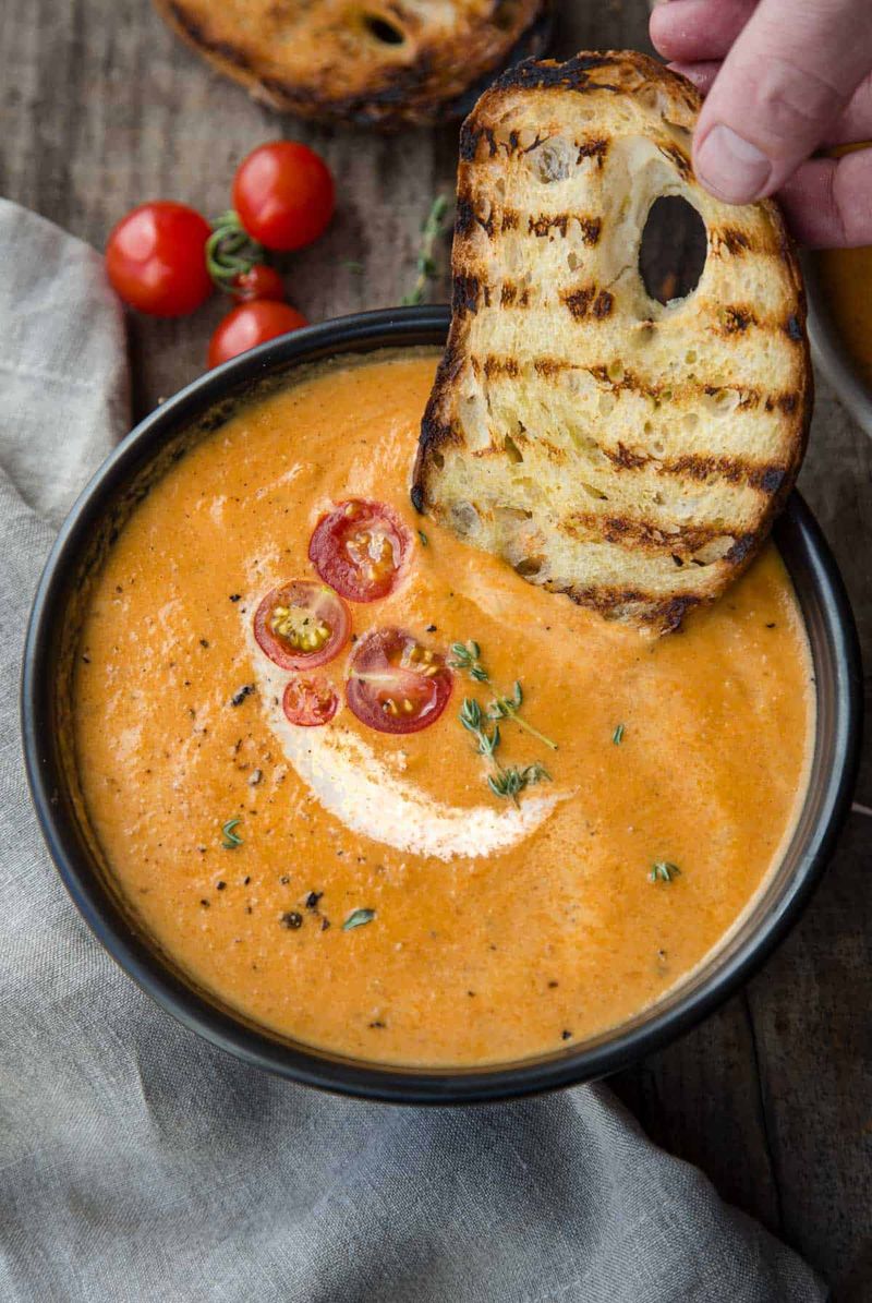 Smoky Tomato Soup With Paprika