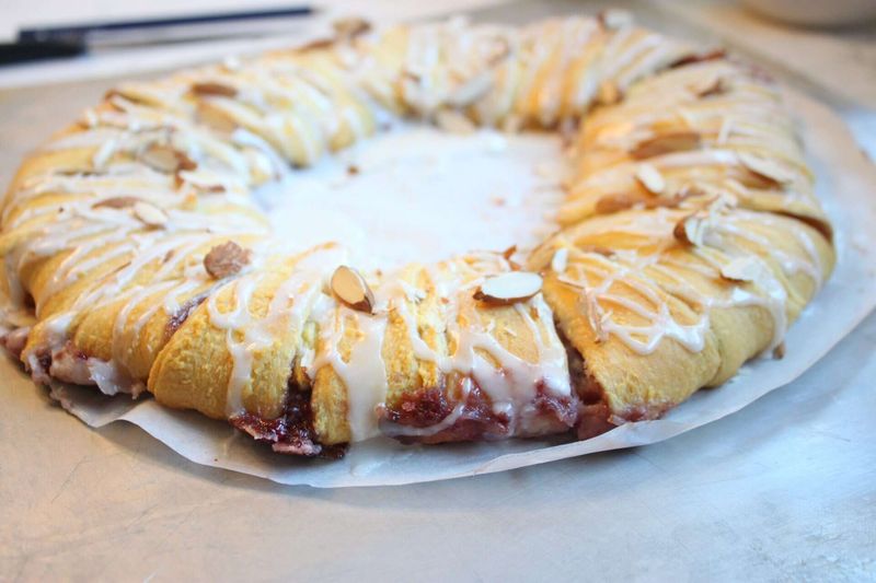 Raspberry Almond Pinwheels
