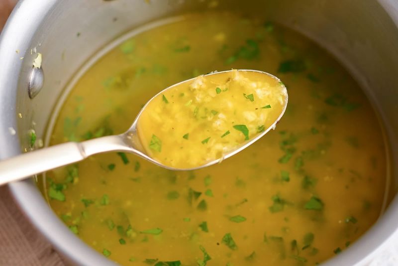 They have a clear butter and sauce program