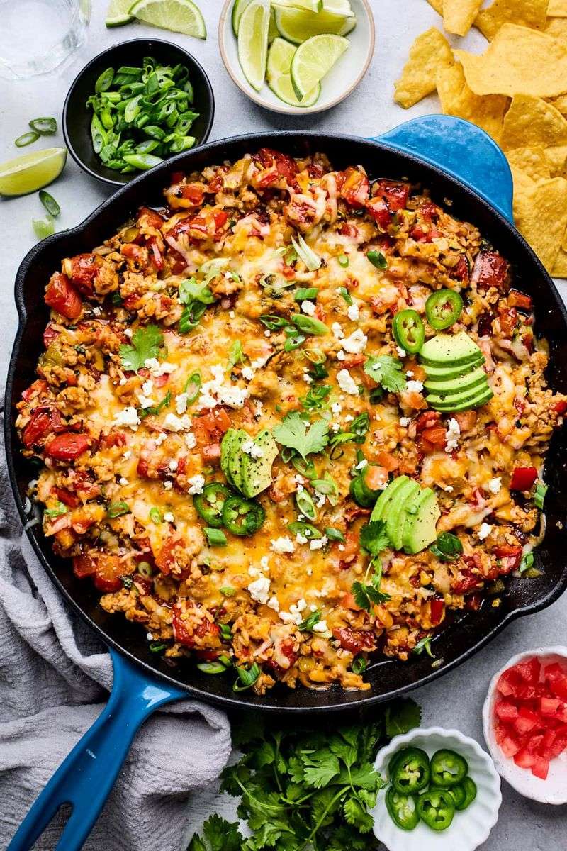 Turkey Taco Skillet