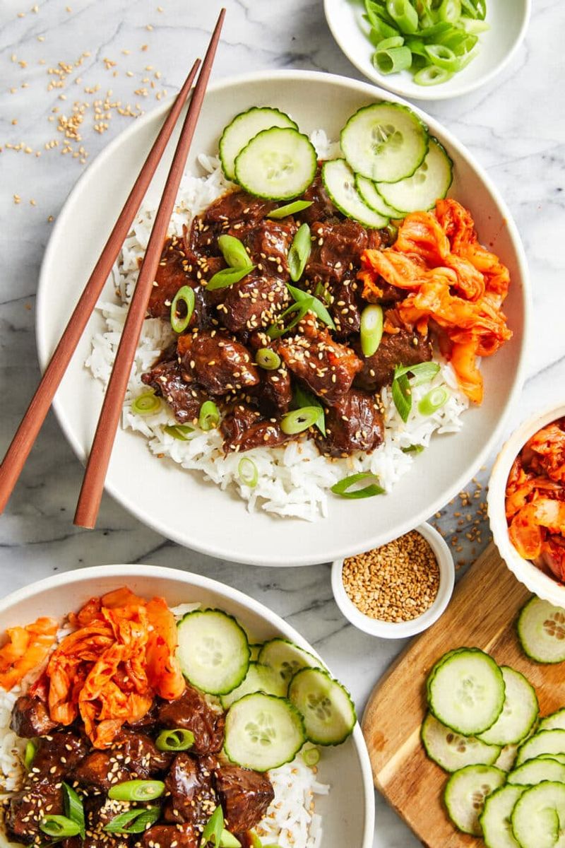 Korean-Inspired Beef Bowls