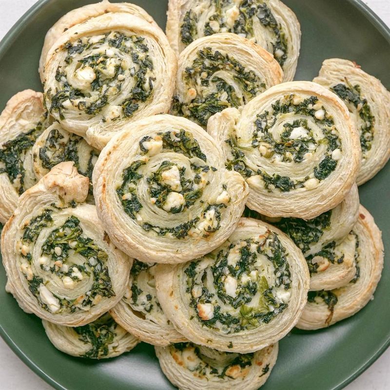 Spinach Feta Pinwheels