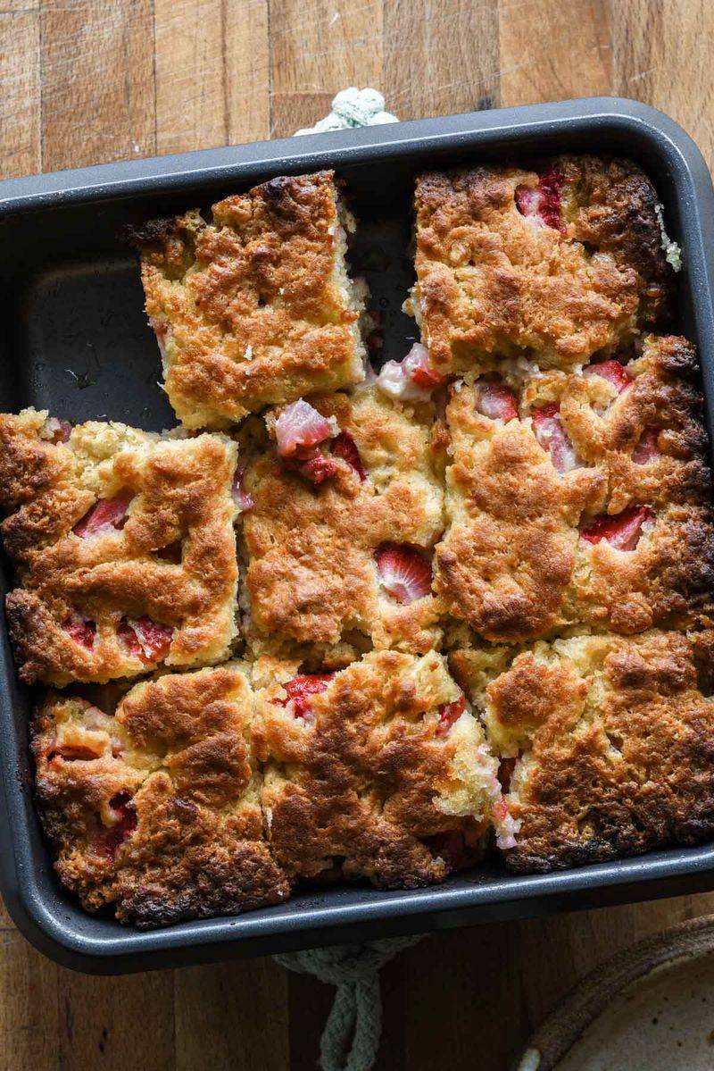Strawberry Shortcake Biscuit Bake
