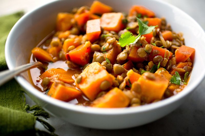 Lentil Sweet Potato Stew