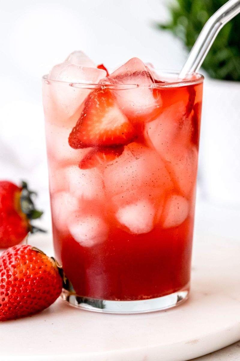 Strawberry Acai Refresher-Style Drink