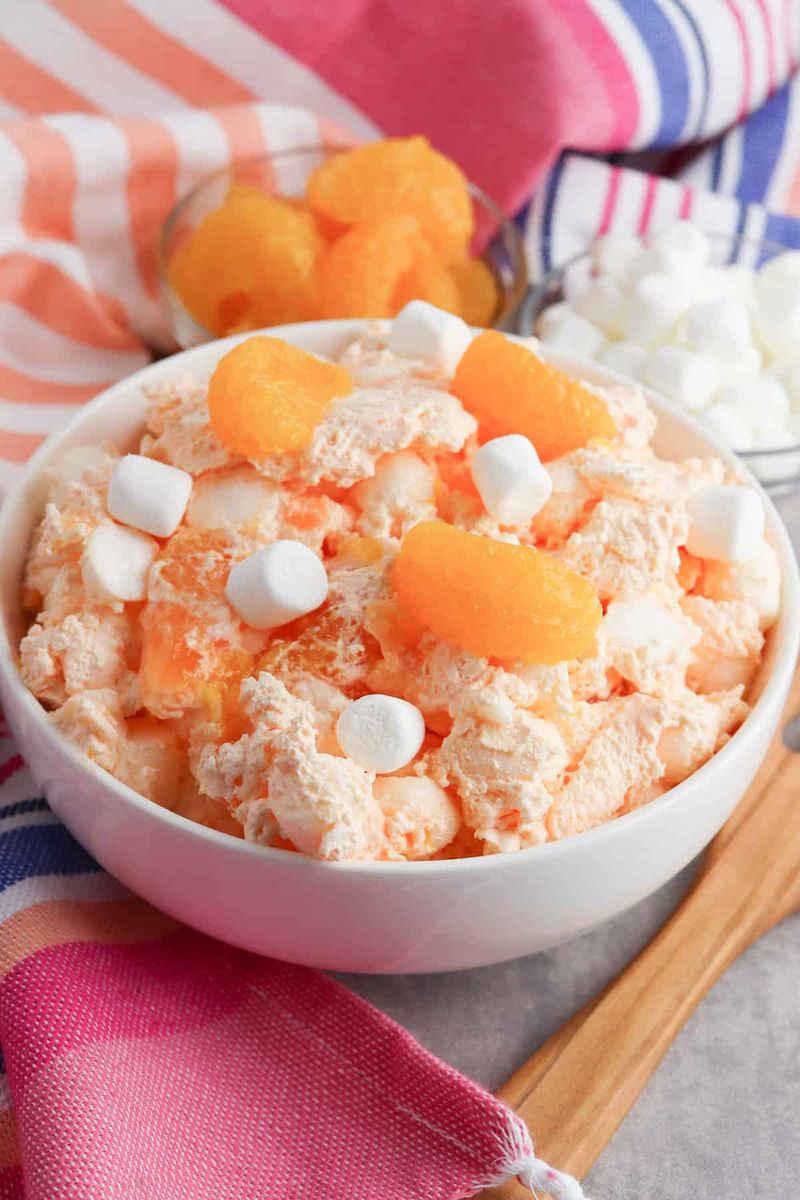 Orange Creamsicle Jell-O Salad