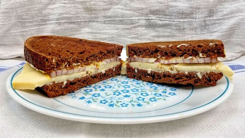 Limburger on Rye with Raw Onion