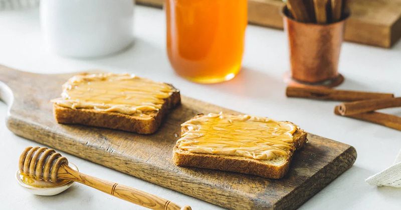 Whole Grain Toast with Honey