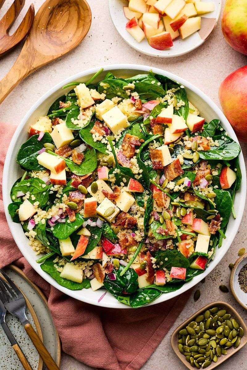 Apple And Cheddar Quinoa Salad