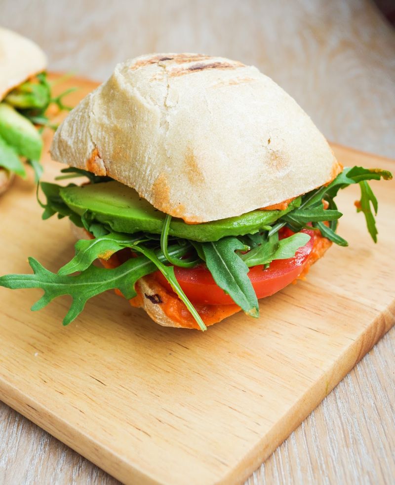 Hummus and Roasted Red Peppers
