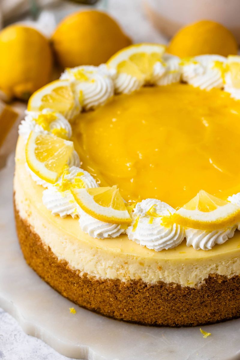 Classic Lemon Zest Cheesecake