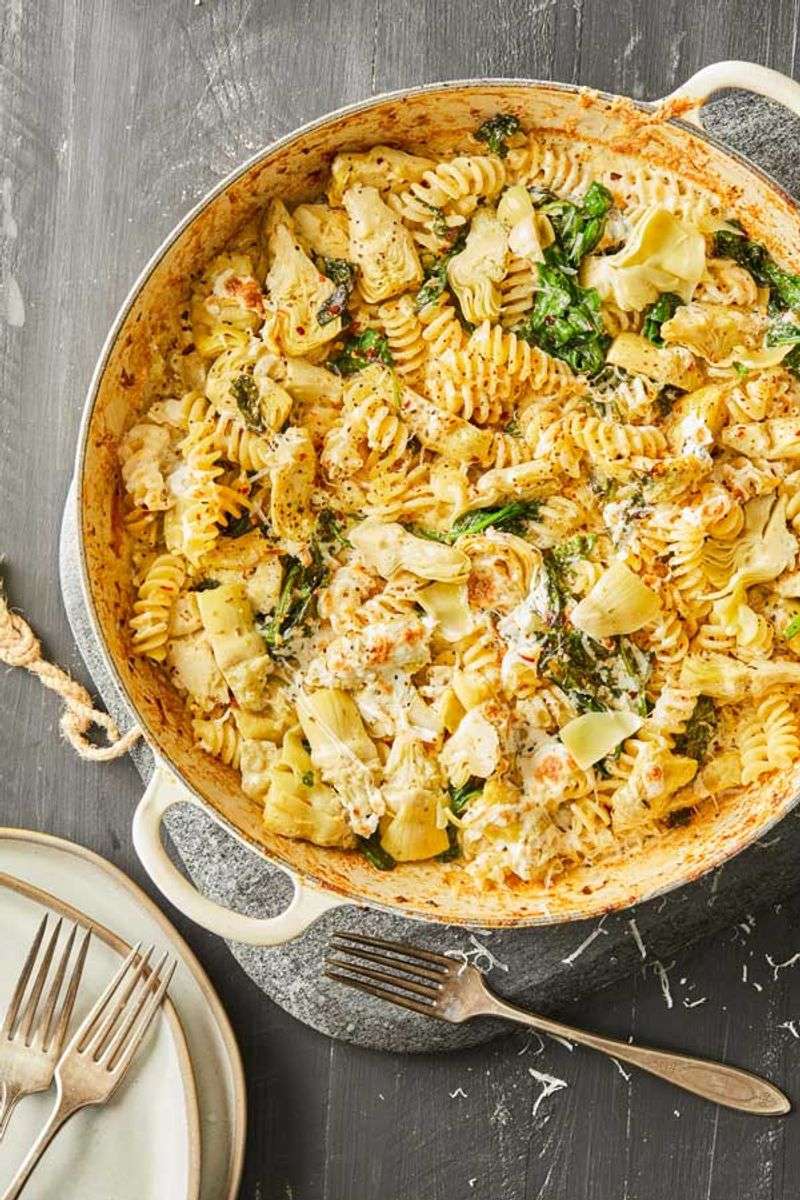 Spinach And Artichoke Pasta Bake