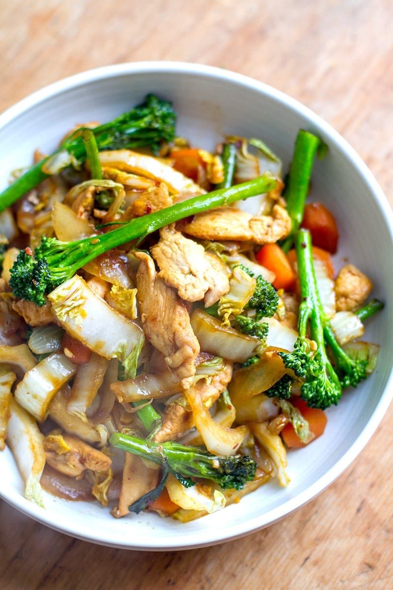 Chicken Cabbage Stir-Fry