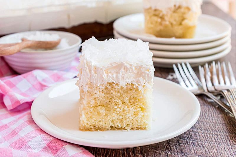 Coconut Cream Poke Cake