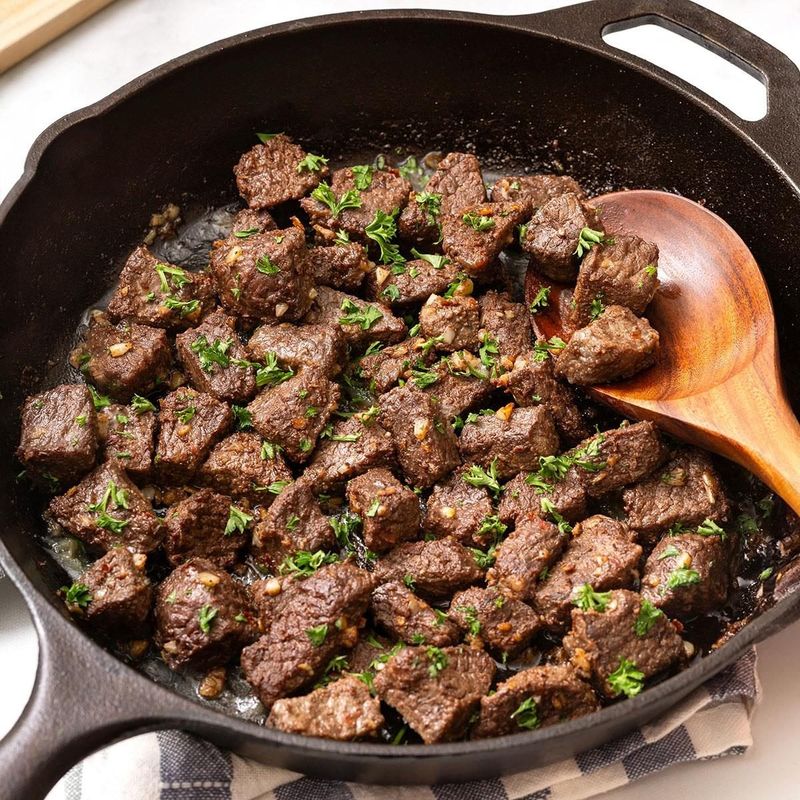 Garlic Herb Butter Steak Bites