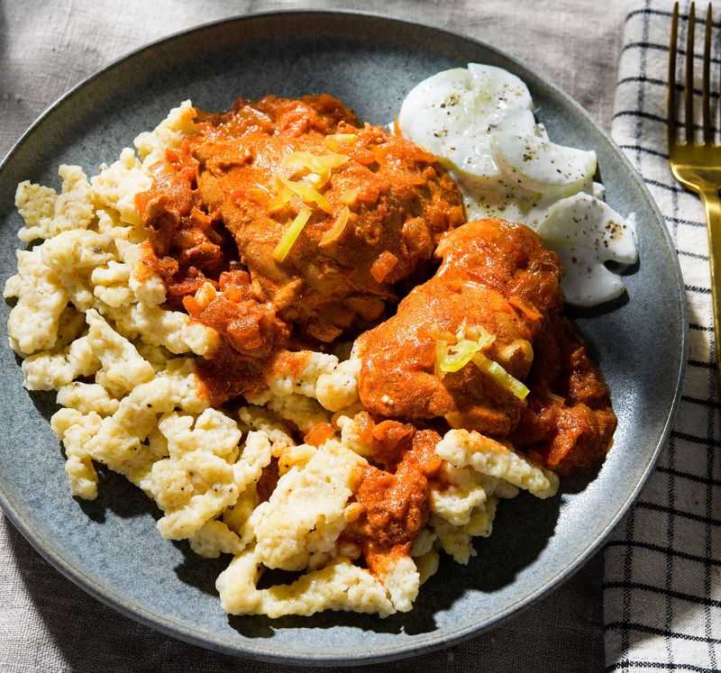 Hungarian Chicken Paprikash