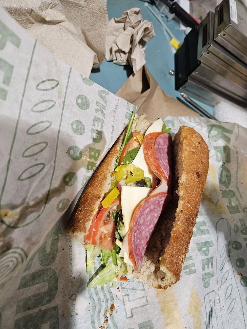 Ordering double meat without balancing volume