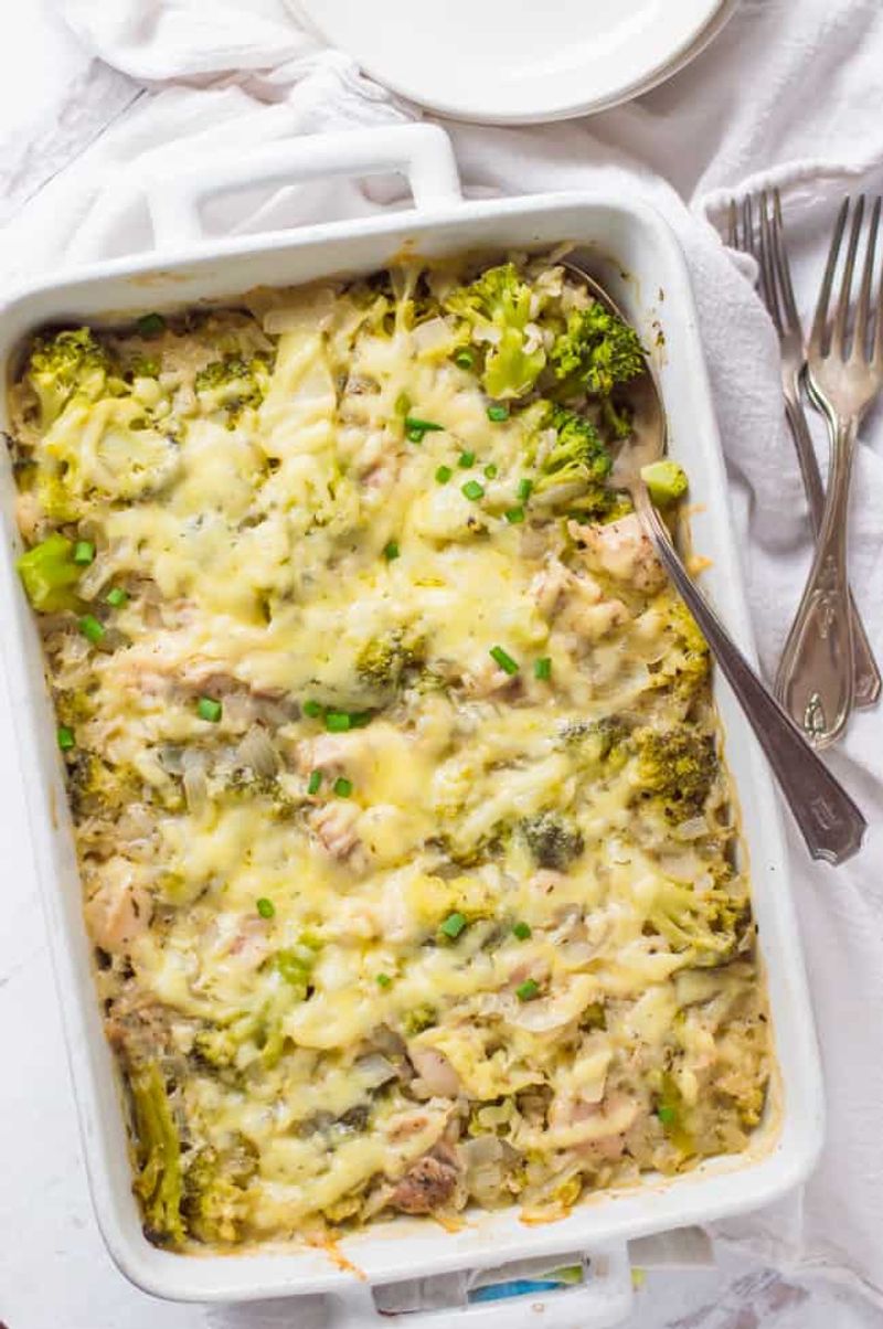 Chicken Broccoli Brown Rice Bake