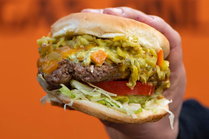 New Mexico - Green Chile Cheeseburger