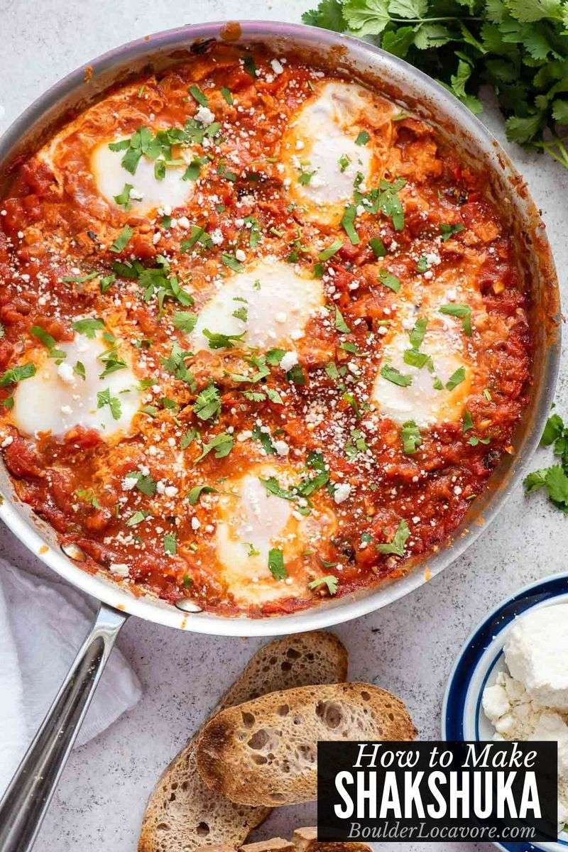Shakshuka-Style Eggs in Tomato Sauce
