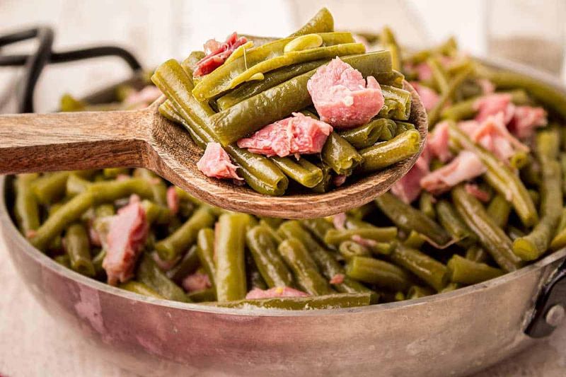Green Beans Simmered The Old-School Way