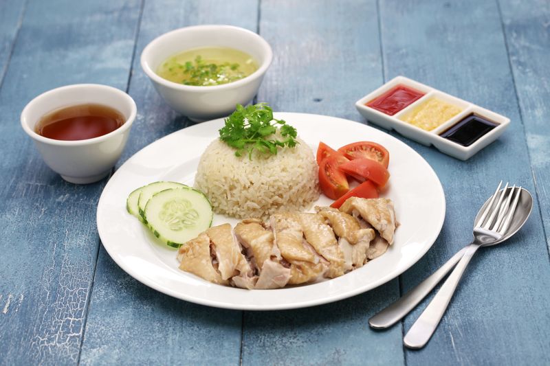 Singapore Hainanese Chicken Rice