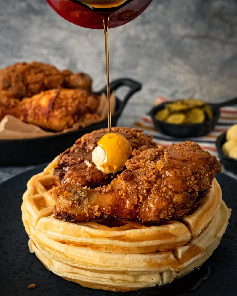Waffles with Fried Chicken