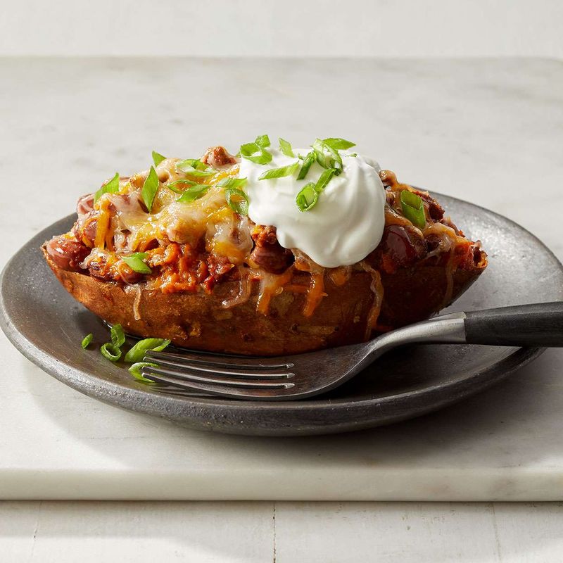 Loaded Sweet Potatoes