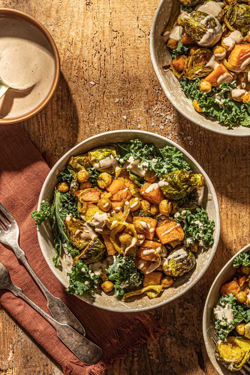 Sheet-Pan Chickpeas and Roasted Vegetables