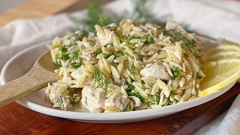 Lemon Dill Chicken and Orzo