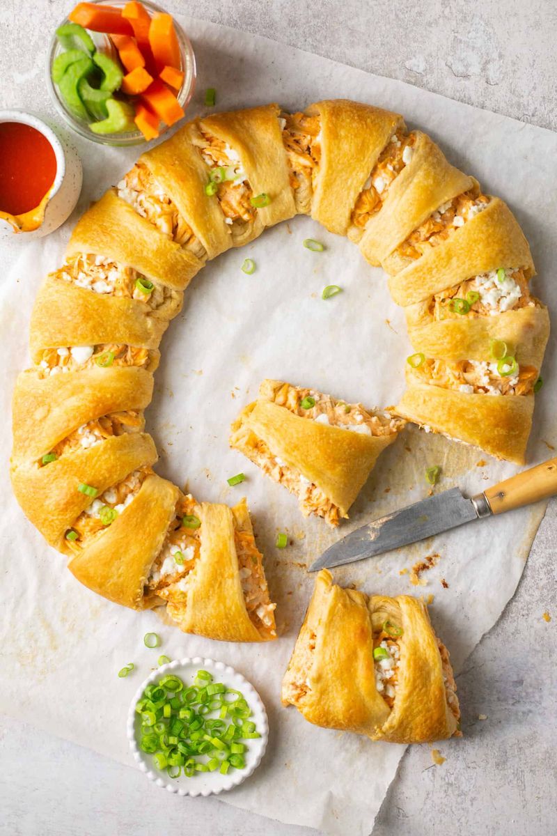 Buffalo Chicken Crescent Ring
