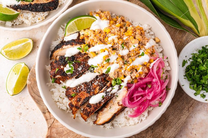Street-Taco Chicken Thigh Bowls