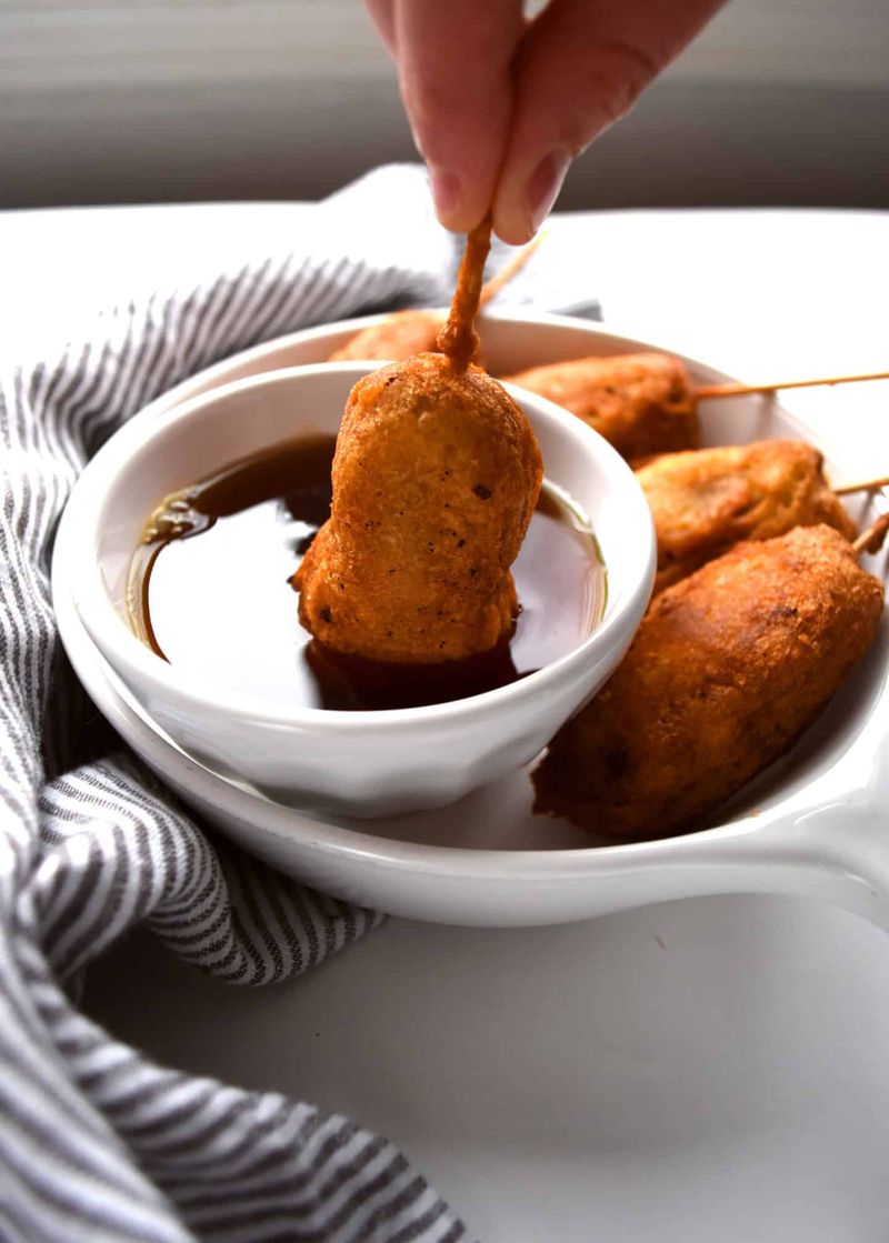 Pancake Sausage Corn Dog Sticks