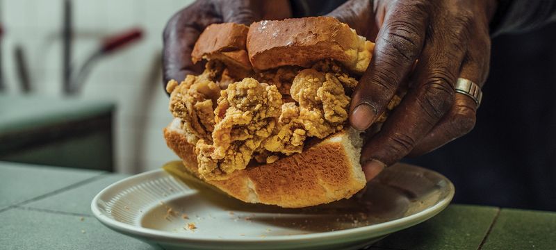 Oyster Loaf — Casamento’s Restaurant, New Orleans, LA