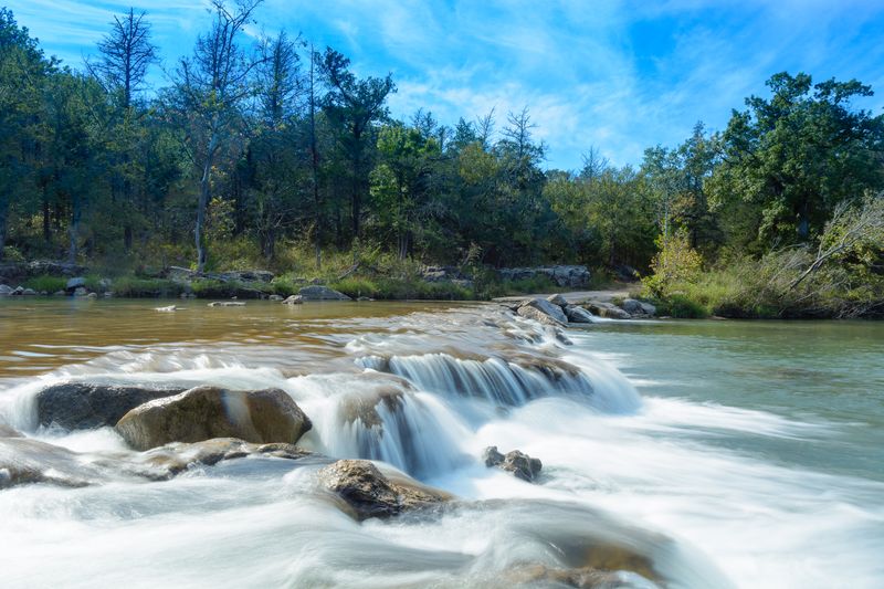 Blue River near Tishomingo