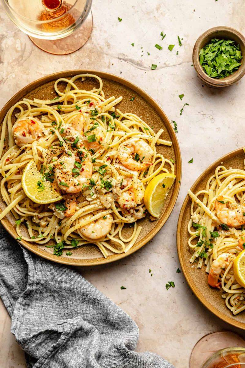 Shrimp Scampi With Pasta