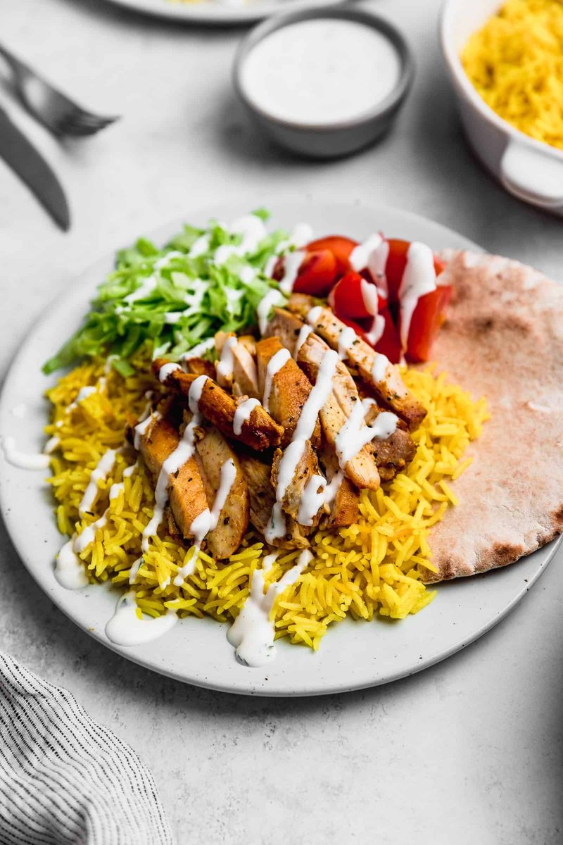 Halal Cart Chicken Over Rice