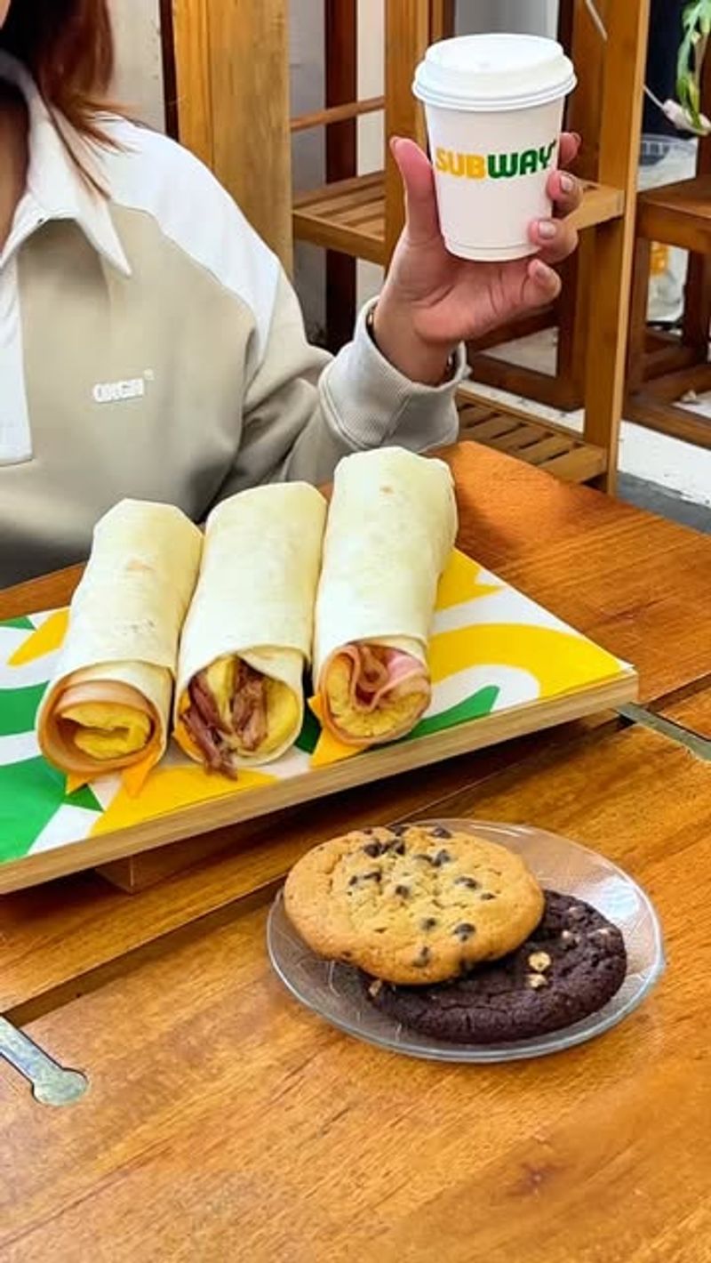 Subway Breakfast Burrito