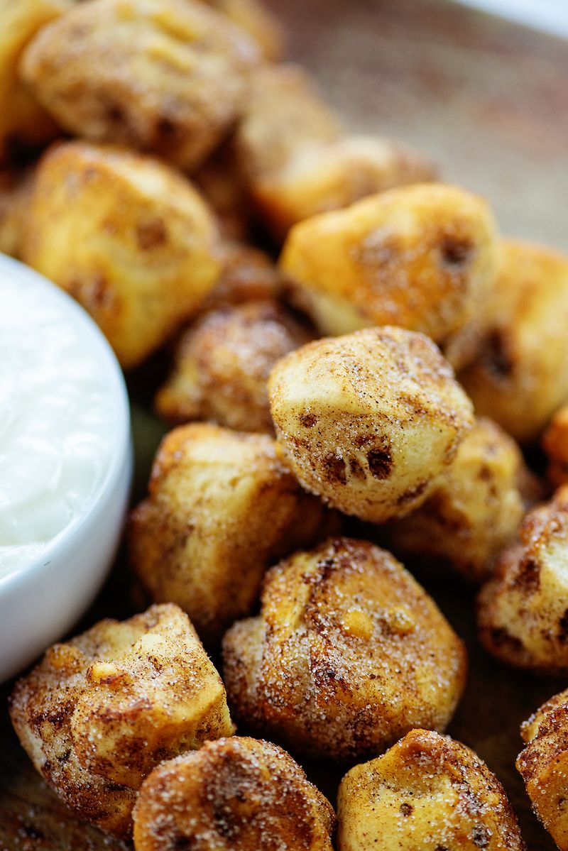 Air Fryer Cinnamon Roll Bites