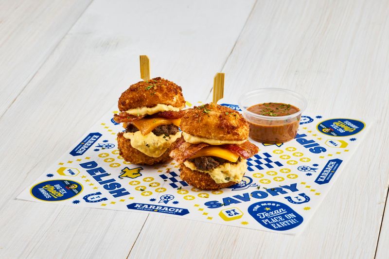 Cheeseburger on a Stick