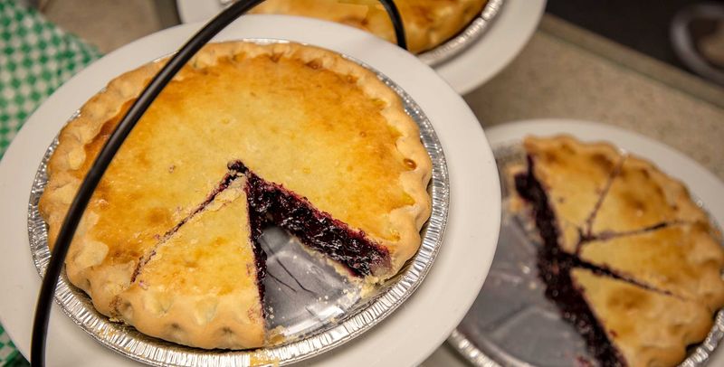 Huckleberry Pie — Polebridge Mercantile & Bakery, Polebridge, MT