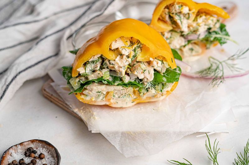 Chicken Salad in Mini Peppers