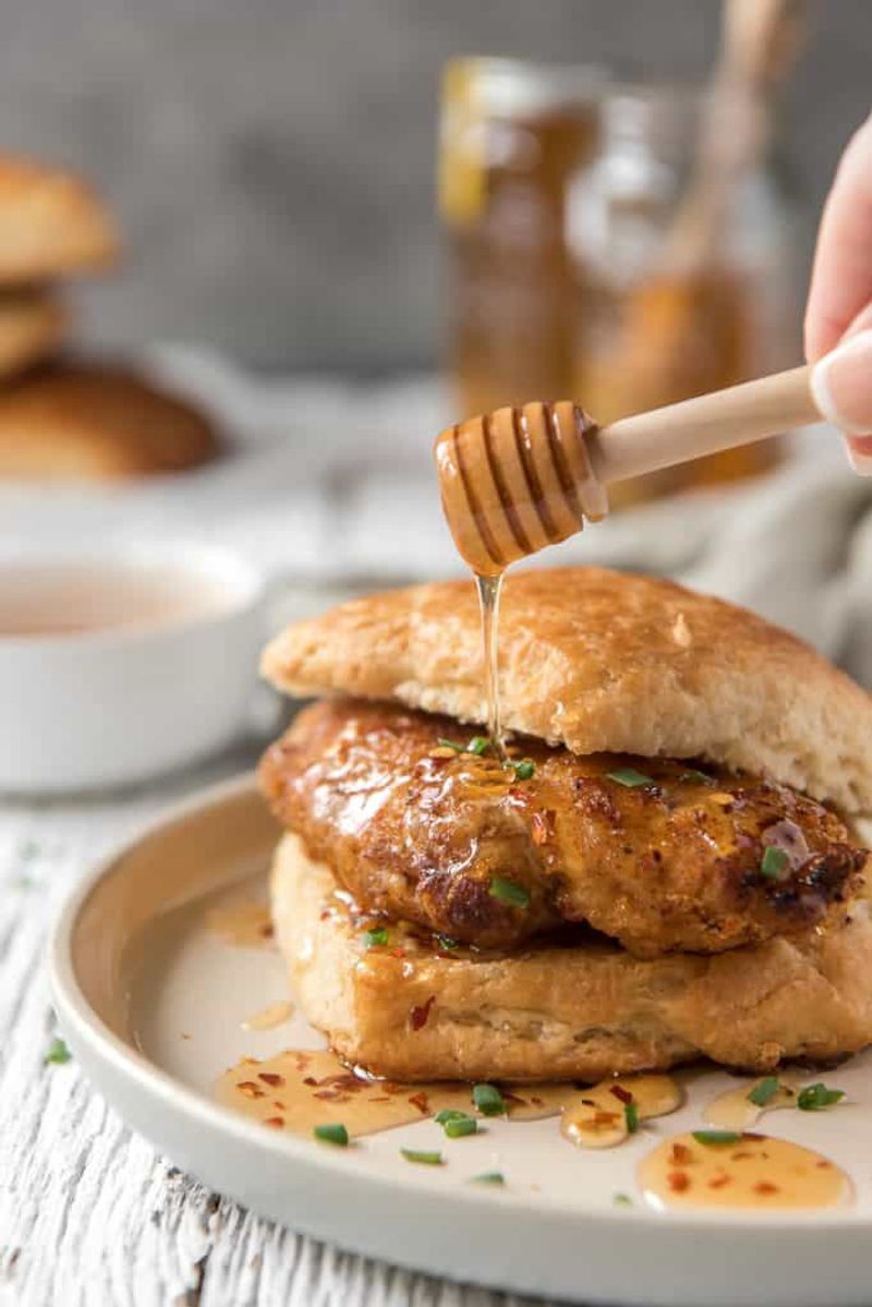 Spicy Fried Chicken Biscuit