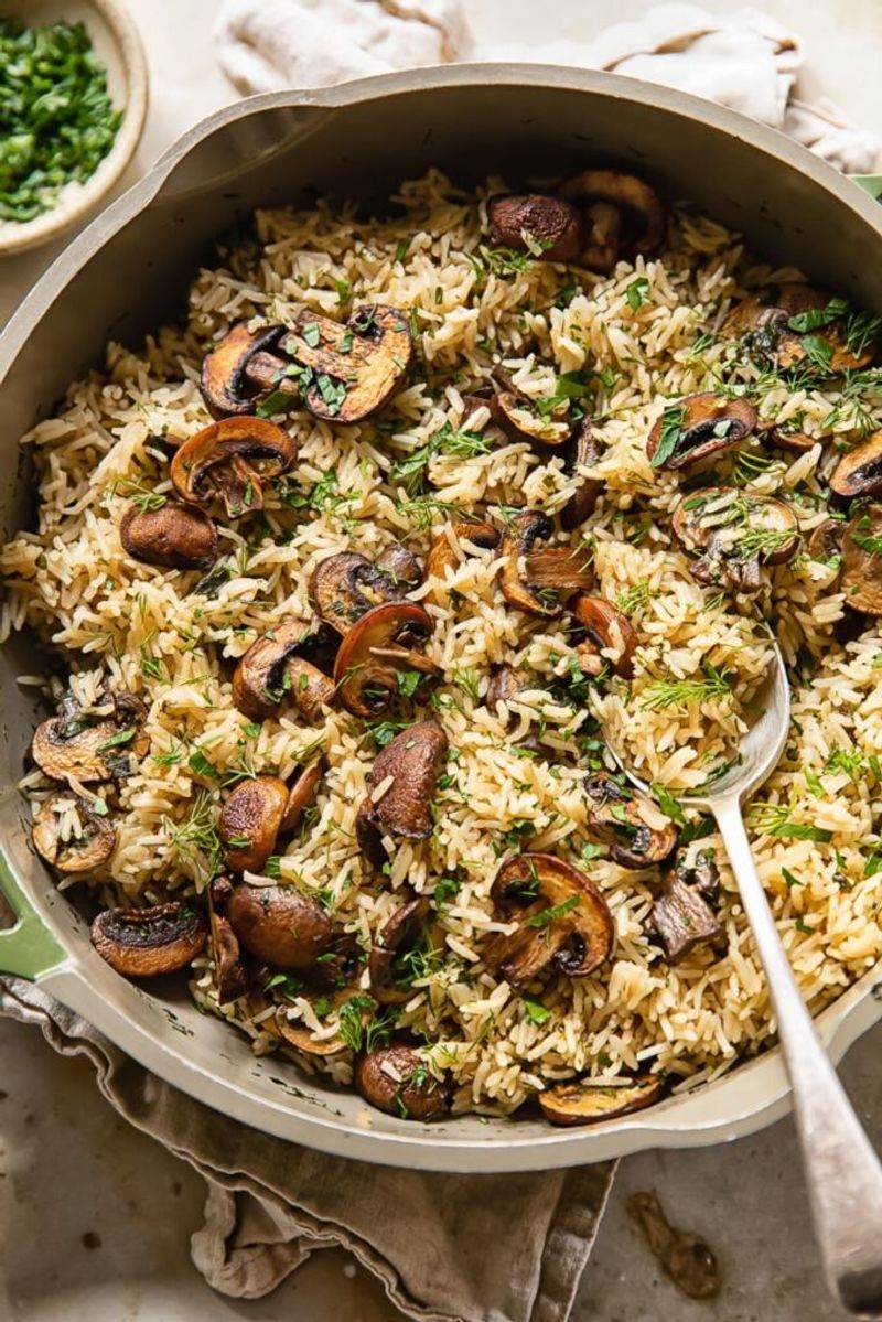 One-Pot Beef And Mushroom Rice