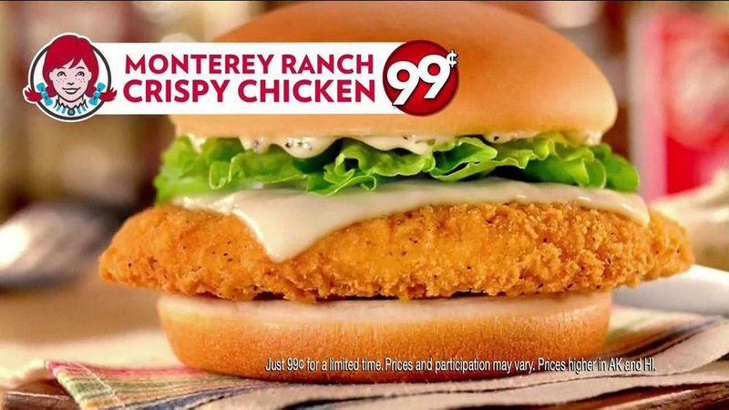 Wendy's Monterey Ranch Chicken Sandwich
