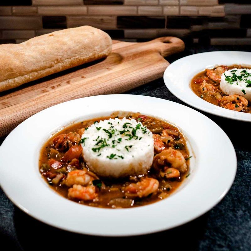 Shrimp Étouffée Over Rice