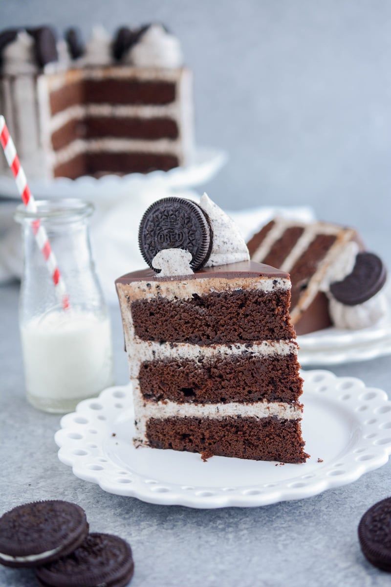 Cookies-and-Cream Layer Cake