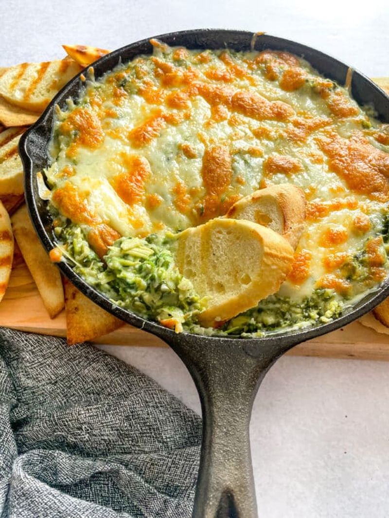 Frozen appetizers (like spinach artichoke dip)