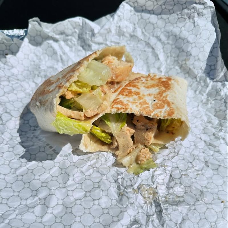 Chicken Caesar Wrap (Dry Version)