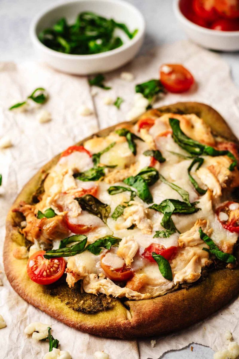 Chicken Pesto Flatbread